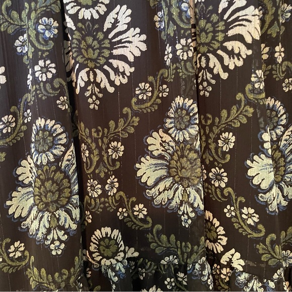 Zara Floral Mini Chiffon Dress with Vest, NWT - Picture 4 of 10